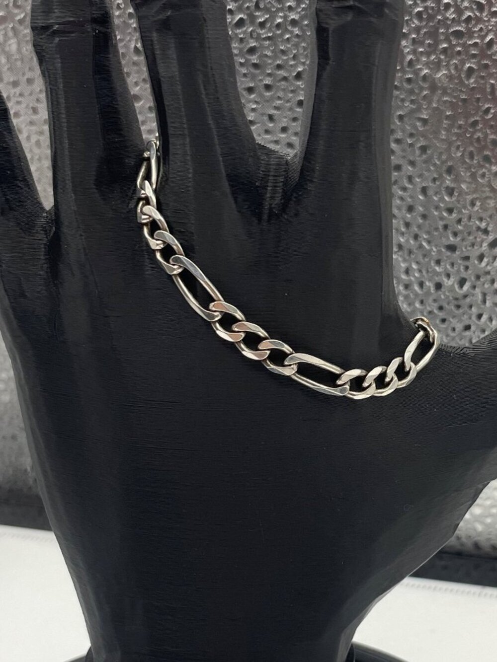 Italy 925 Sterling Figaro Bracelet